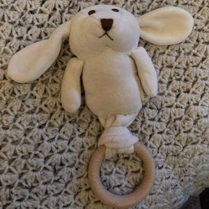 Plush Bunny Rattle Toy